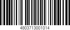 Código de barras (EAN, GTIN, SKU, ISBN): '4803713001014'