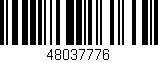 Código de barras (EAN, GTIN, SKU, ISBN): '48037776'