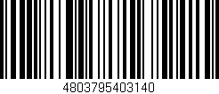 Código de barras (EAN, GTIN, SKU, ISBN): '4803795403140'