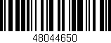 Código de barras (EAN, GTIN, SKU, ISBN): '48044650'