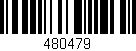 Código de barras (EAN, GTIN, SKU, ISBN): '480479'