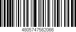 Código de barras (EAN, GTIN, SKU, ISBN): '4805747562066'