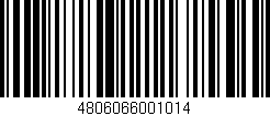 Código de barras (EAN, GTIN, SKU, ISBN): '4806066001014'