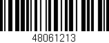 Código de barras (EAN, GTIN, SKU, ISBN): '48061213'