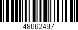 Código de barras (EAN, GTIN, SKU, ISBN): '48062497'
