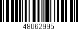 Código de barras (EAN, GTIN, SKU, ISBN): '48062995'