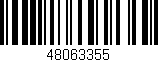 Código de barras (EAN, GTIN, SKU, ISBN): '48063355'