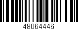 Código de barras (EAN, GTIN, SKU, ISBN): '48064446'