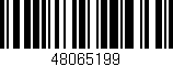 Código de barras (EAN, GTIN, SKU, ISBN): '48065199'