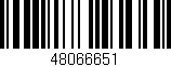 Código de barras (EAN, GTIN, SKU, ISBN): '48066651'