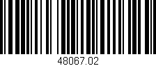 Código de barras (EAN, GTIN, SKU, ISBN): '48067.02'
