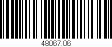 Código de barras (EAN, GTIN, SKU, ISBN): '48067.06'