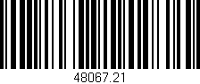 Código de barras (EAN, GTIN, SKU, ISBN): '48067.21'