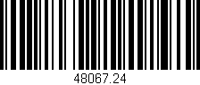 Código de barras (EAN, GTIN, SKU, ISBN): '48067.24'