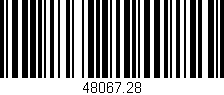 Código de barras (EAN, GTIN, SKU, ISBN): '48067.28'
