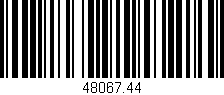 Código de barras (EAN, GTIN, SKU, ISBN): '48067.44'