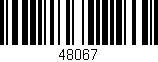 Código de barras (EAN, GTIN, SKU, ISBN): '48067'