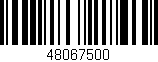 Código de barras (EAN, GTIN, SKU, ISBN): '48067500'