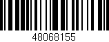 Código de barras (EAN, GTIN, SKU, ISBN): '48068155'