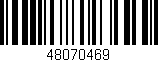 Código de barras (EAN, GTIN, SKU, ISBN): '48070469'