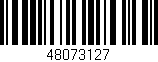 Código de barras (EAN, GTIN, SKU, ISBN): '48073127'