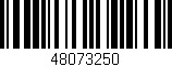 Código de barras (EAN, GTIN, SKU, ISBN): '48073250'