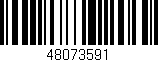 Código de barras (EAN, GTIN, SKU, ISBN): '48073591'
