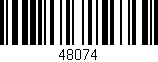 Código de barras (EAN, GTIN, SKU, ISBN): '48074'
