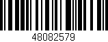 Código de barras (EAN, GTIN, SKU, ISBN): '48082579'
