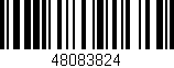Código de barras (EAN, GTIN, SKU, ISBN): '48083824'