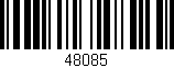 Código de barras (EAN, GTIN, SKU, ISBN): '48085'