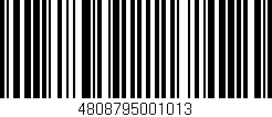 Código de barras (EAN, GTIN, SKU, ISBN): '4808795001013'