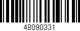 Código de barras (EAN, GTIN, SKU, ISBN): '48090331'