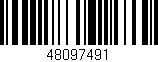 Código de barras (EAN, GTIN, SKU, ISBN): '48097491'