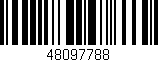 Código de barras (EAN, GTIN, SKU, ISBN): '48097788'