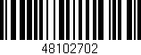 Código de barras (EAN, GTIN, SKU, ISBN): '48102702'