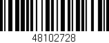 Código de barras (EAN, GTIN, SKU, ISBN): '48102728'