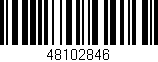 Código de barras (EAN, GTIN, SKU, ISBN): '48102846'