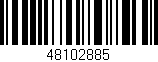 Código de barras (EAN, GTIN, SKU, ISBN): '48102885'