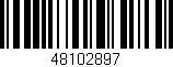 Código de barras (EAN, GTIN, SKU, ISBN): '48102897'