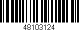 Código de barras (EAN, GTIN, SKU, ISBN): '48103124'