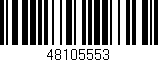 Código de barras (EAN, GTIN, SKU, ISBN): '48105553'
