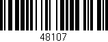Código de barras (EAN, GTIN, SKU, ISBN): '48107'