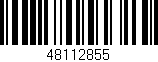 Código de barras (EAN, GTIN, SKU, ISBN): '48112855'