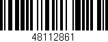 Código de barras (EAN, GTIN, SKU, ISBN): '48112861'