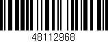 Código de barras (EAN, GTIN, SKU, ISBN): '48112968'