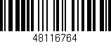 Código de barras (EAN, GTIN, SKU, ISBN): '48116764'