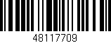 Código de barras (EAN, GTIN, SKU, ISBN): '48117709'
