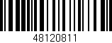 Código de barras (EAN, GTIN, SKU, ISBN): '48120811'