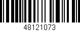 Código de barras (EAN, GTIN, SKU, ISBN): '48121073'
